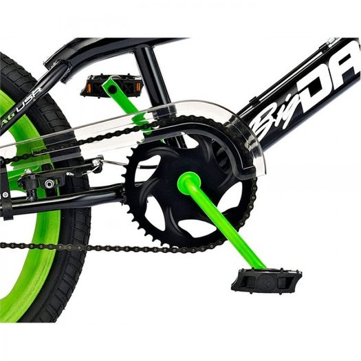 11" Rooster BIG DADDY, 20" Green Skyway Mags, Black