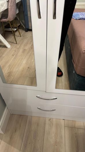 Mirror doors wardrobe
