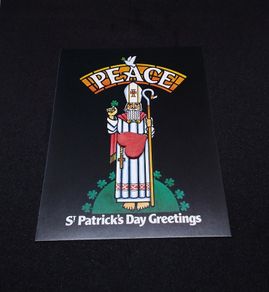 Ireland Postcard : St.Patrick's Day Greetings - 1984 - With Philatelic Bureau Dublin Cancel