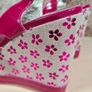 MARCO MOREO wedge sandals pink flowers Size UK 4  EU 37 Image 9