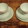 Beautiful Vintage Royal Albert "Elfin". 2 x Triplet, Milk Jug and Sugar Bowl. Image 4