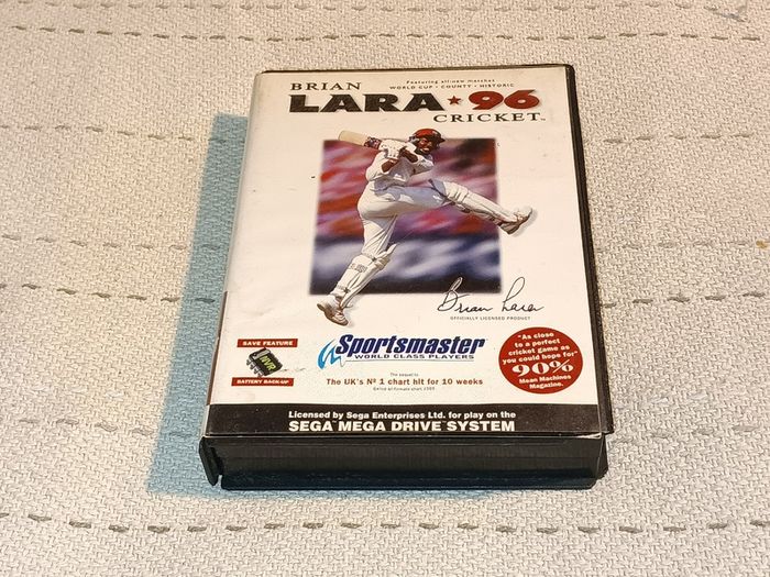 Brian Lara Cricket 96 Complete Top Sega Mega Drive  For Sale Here