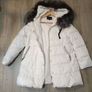 White Winter Jacket With Fur Size Medium Image 5