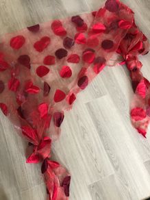 Tuille curtains for 2 windows