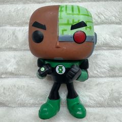 Funko POP! Television: Cyborg as Green Lantern #338 - Teen Titans Go! used Dirty Please see pictures
