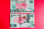 Zambia  10 Kwacha. 2024/25 . ( Uncirculated )