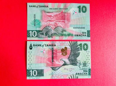 Zambia  10 Kwacha. 2024/25 . ( Uncirculated )