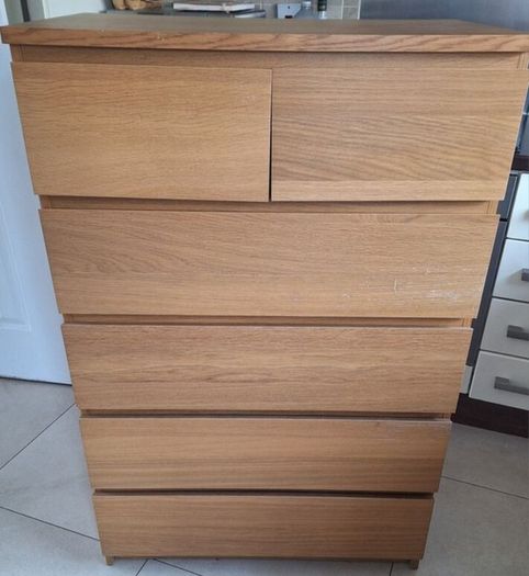 ikea malm oak