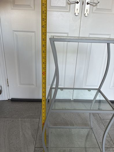 Modern 3-Tier Glass Shelf