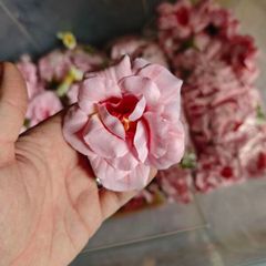 faux pink roses flowers silk artificial flowers