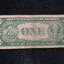 Certificate USA One dollars Bills, blue seal 1935 Letter "E" Image 2