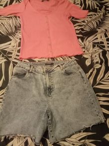 ladies shorts and top set size 8