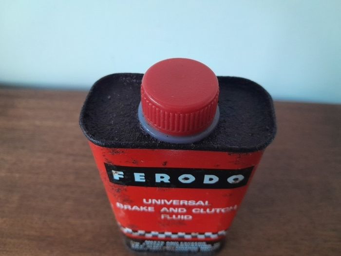 Vintage Ferodo Brake and Clutch Fluid Tin