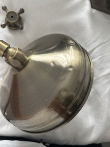Chatsworth 1928 Antique Brass Traditional Shower with Concealed Valve + 8" Head