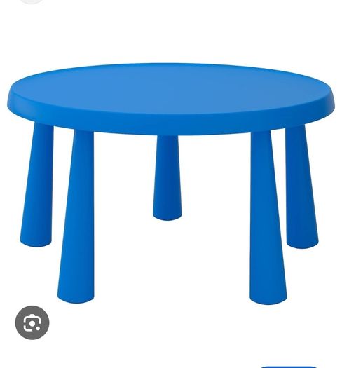 Childrens blue Ikea table