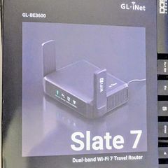 GL-iNet Slate 7 GL-BE3600 WiFi 7 Travel Router | Tri-Band | VPN | Like New