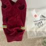 Cosy Polar Fleece Coat for Dogs, Full body Jacket, Dogs Ones With D Ring, Zipper with Reflective Jumpsuit, Winter Clothes for Pet Dog Outdoor or Indoor Small Dogs (Red, XS M, Image 9