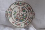Indian Tree Fine Bone China Cake Plate