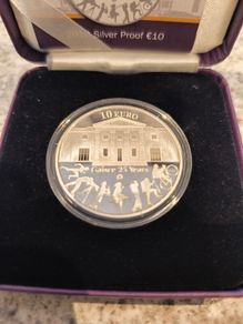 Irish Silver Proof Coin, An Gaisce, The Presidents Award