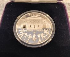 Irish Silver Proof Coin, An Gaisce, The Presidents Award