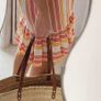 F&F Candy Stripe Bardot Dress Sz 12 Image 6