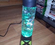 xbox glitter lamp (battery operated)