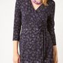 White Stuff wrap dress navy 12 BNWT Image 2