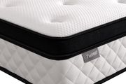 22CM Gel Memory Foam Pocket Sprung Mattresses with Breathable Soft Fabric for Cool Sleep, Mattresses Double for Pressure Relief, Medium Firm Mattress in a Box 135x190x22cm