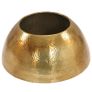 Coffee Table Hammered Aluminium 70x30 cm Brass Image 7