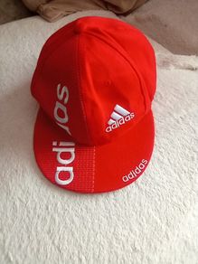 Adidas baseball hat red