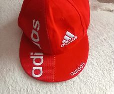 Adidas baseball hat red
