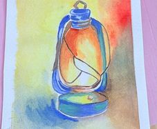 watercolor paiting - Lantern A5