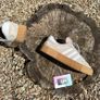 Adidas Samba Matte Grey Suede White Gum Image 3