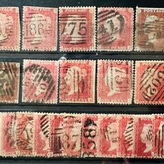 Great Britain 1841-1879 Queen Victoria 1d Penny red 29 stamps lot