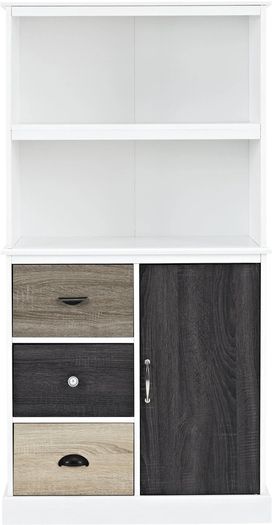 Mercer Storage Bookcase White - 9634096uk
