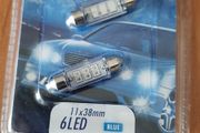 6 Led 38mm 12V Car Interior Light