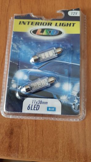 6 Led 38mm 12V Car Interior Light