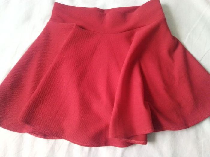 Red skirt (shorts inside)