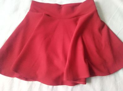 Red skirt (shorts inside)