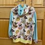 unique hoodie - pugs and donuts - size 12-14y Image 2