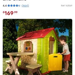 Kids Deluxe Play House with Table and Chairs like new would make a great Christmas or Birthday  present cost 169 in Smyths bought recently