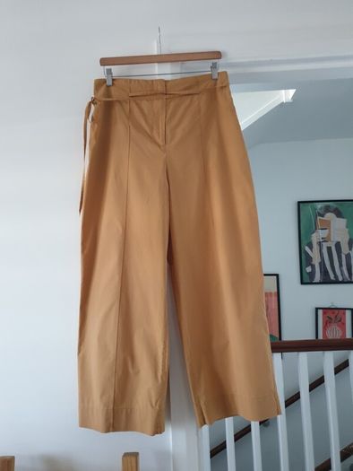 Liu Jo Mustard Trousers Size Uk 10