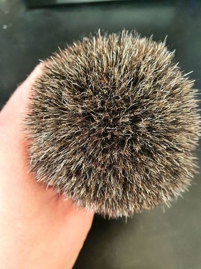 Natural black horse hair shaving Brush