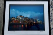'Dublin Lights' fully framed photo