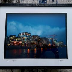 'Dublin Lights' fully framed photo
