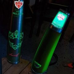 Smirnoff Mojito cocktail light up countermounts