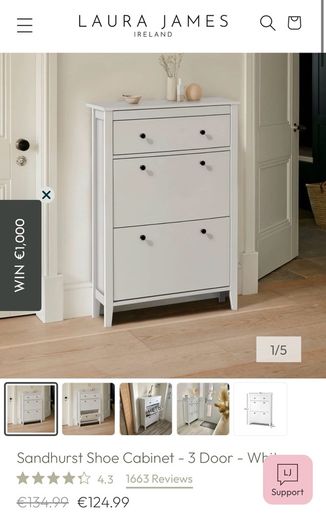 Shoe cabinet
