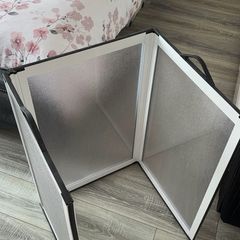 Half height shower doors