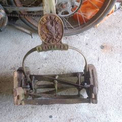 vintage lawnmower