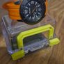 HEAD Unisex Analogue Quartz Watch with Silicone Strap H160101, black/orange, Strap. Image 3
